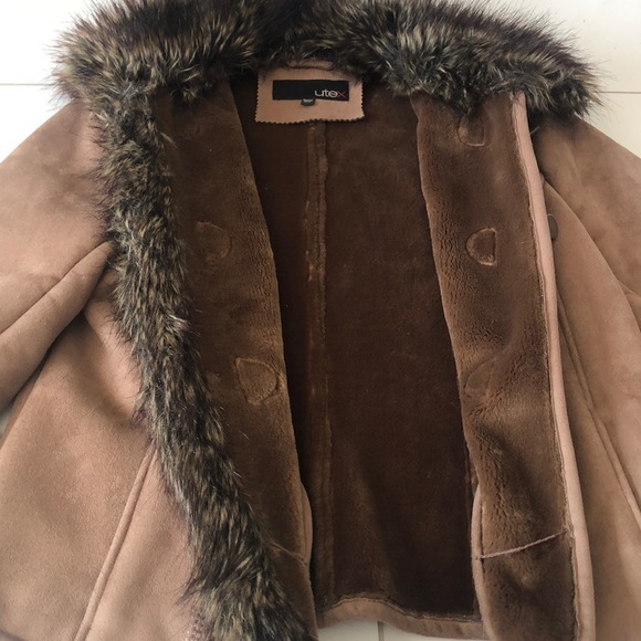 Beautiful Utex suede furry jacket! - Picture 5 of 7